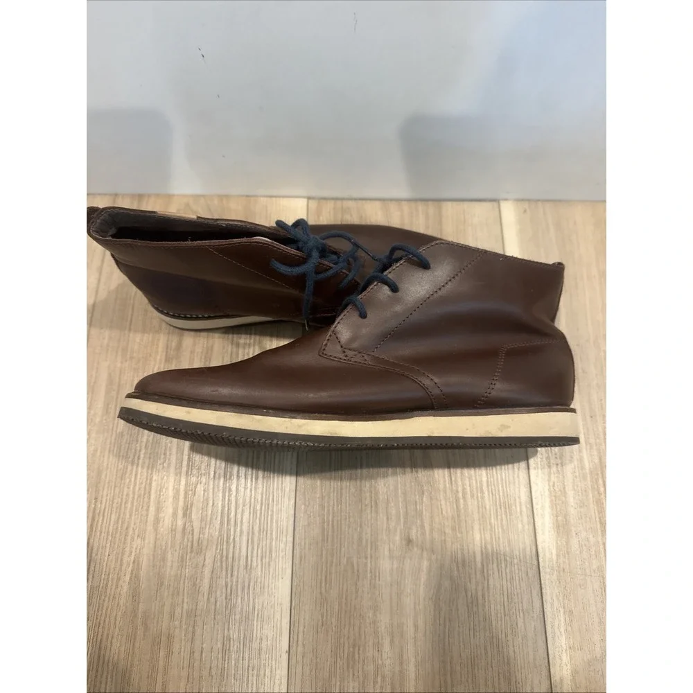 Men's Leather Lacoste Millard Chukka Boots Size 11‎ In Brown